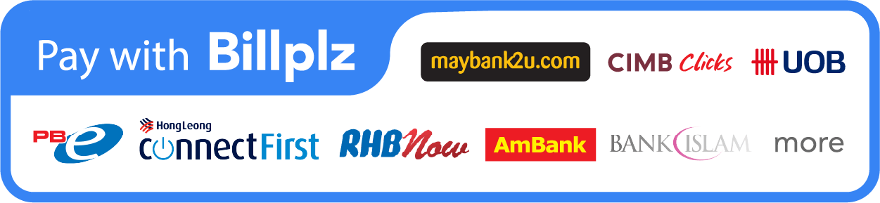 Bayar Online Banking FPX - FREE Shipping (Barang sampai 1-3Hari Bekerja)